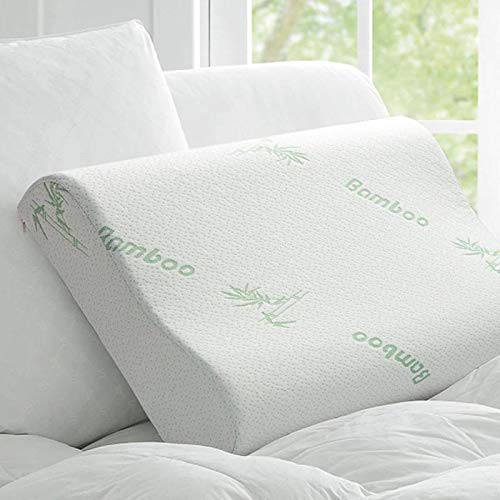Bamboo Memory Foam Orthopedic Contour Pillow - ComfyPro Canada