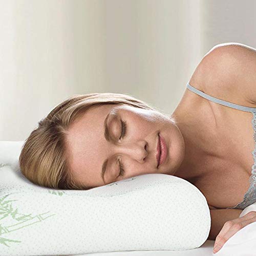 Bamboo Memory Foam Orthopedic Contour Pillow - ComfyPro Canada
