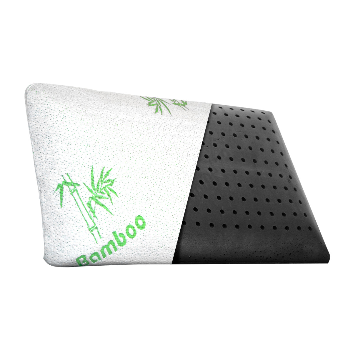Charcoal Infused Memory Foam Pillow with Ultra-Soft Bamboo Cover - ComfyPro Canada