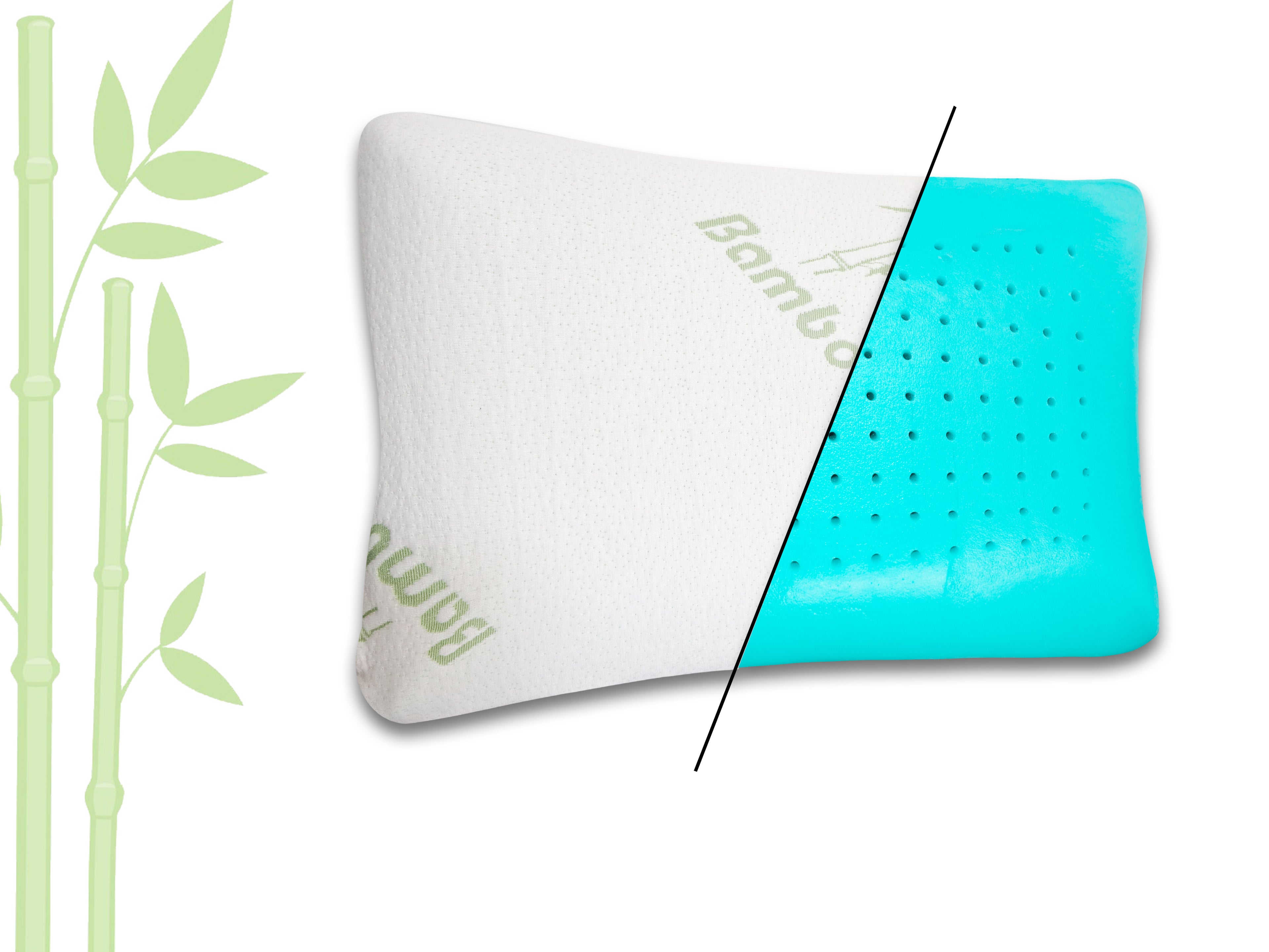 Cooling Gel Infused Memory Foam Pillow - ComfyPro Canada