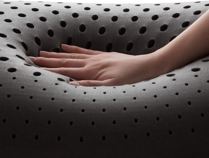 Charcoal Infused Memory Foam Pillow with Ultra-Soft Bamboo Cover - ComfyPro Canada