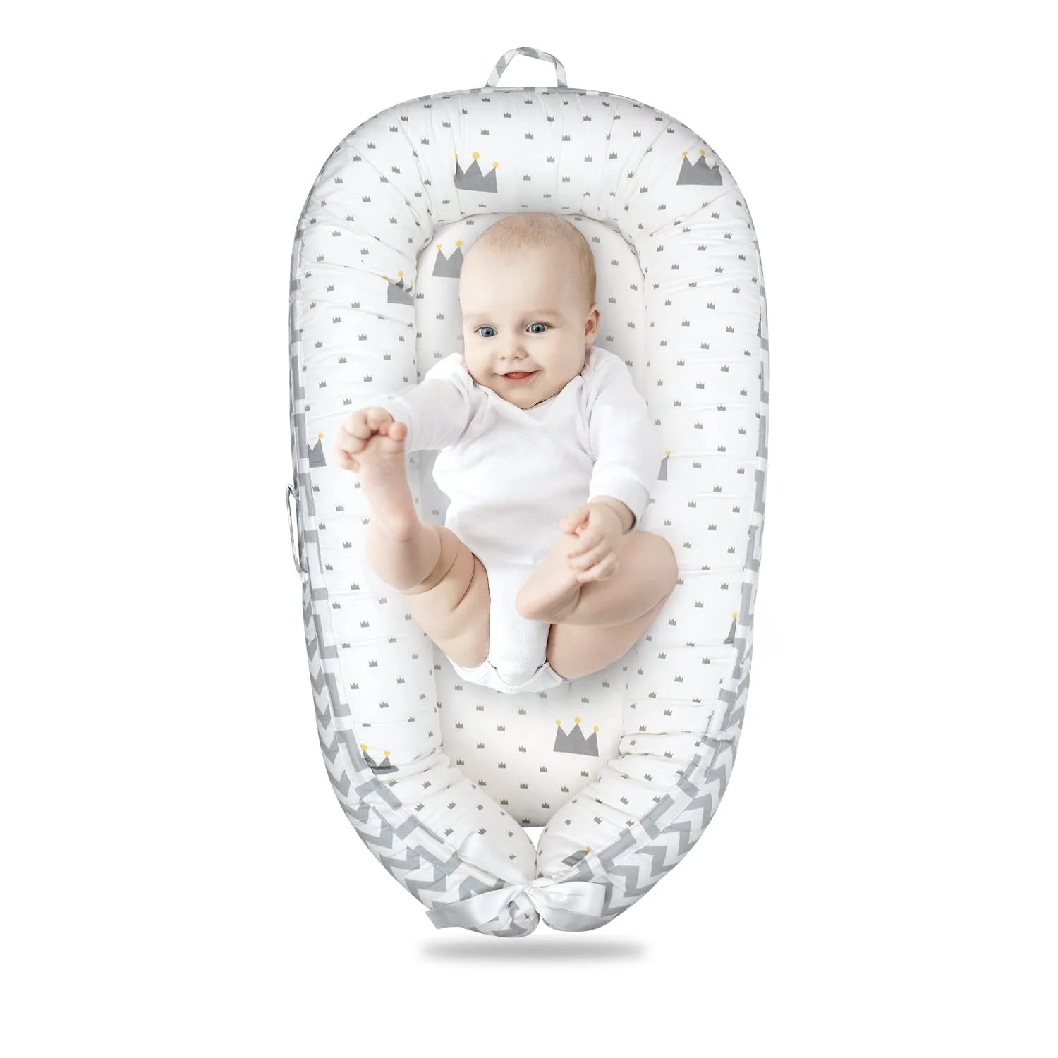 Portable Newborn Baby Lounger Nest Pod Crib Cot Bed Sleeping Babies Bassinet