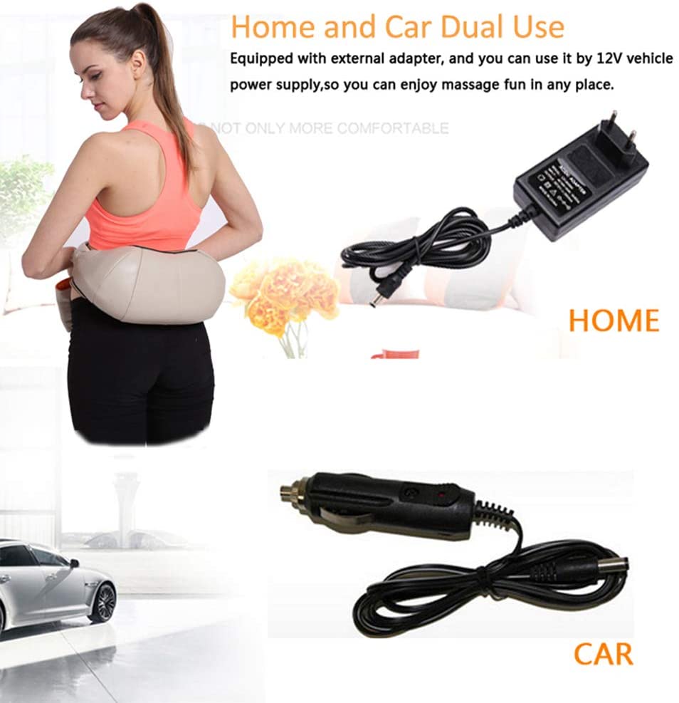 Shiatsu Electric Neck Massager & Shoulder Massager with 3D Kneading Massage - ComfyPro Canada