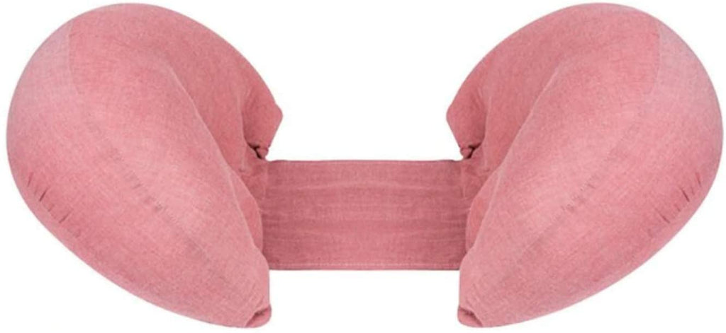 ComfyPro Side Sleeper Pregnancy Support Body Pillow Wedge, Cozy Belly and Back Support Pillow in Plain Rose Pink - ComfyPro Canada