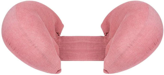 ComfyPro Side Sleeper Pregnancy Support Body Pillow Wedge, Cozy Belly and Back Support Pillow in Plain Rose Pink - ComfyPro Canada