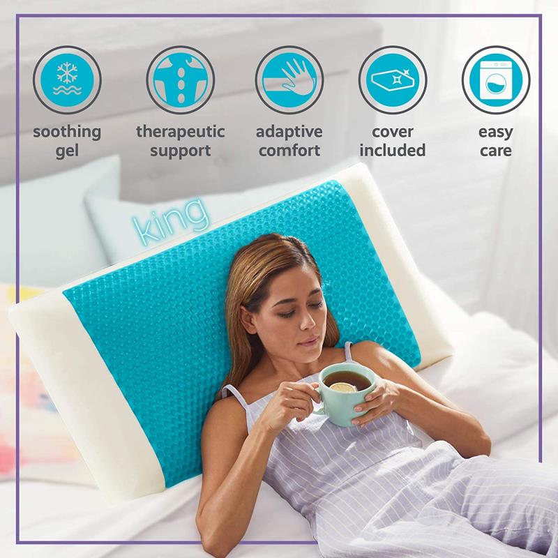 Cooling Gel Memory Foam Pillow - ComfyPro Canada